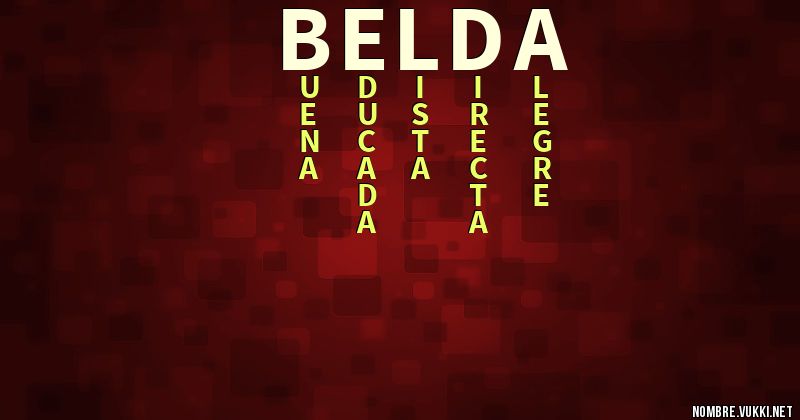 Acróstico belda
