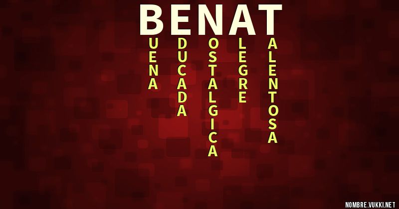 Acróstico benat