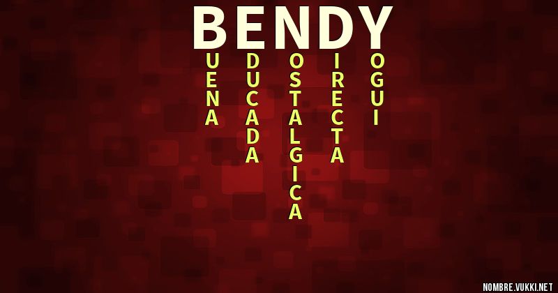 Acróstico bendy