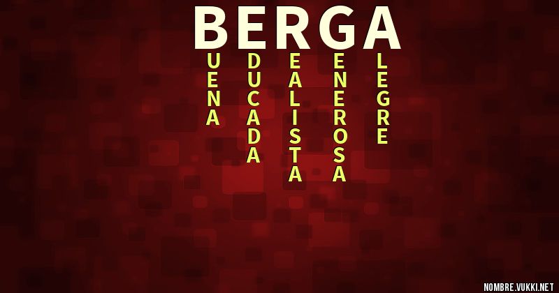 Acróstico berga
