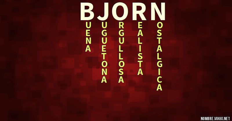 Acróstico bjorn