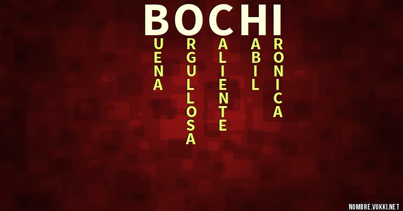Acróstico bochi