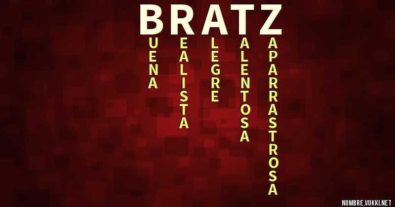Acróstico bratz