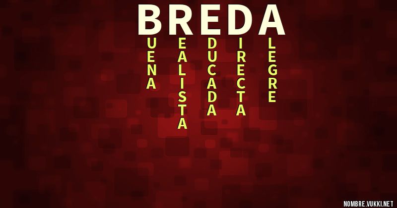 Acróstico breda