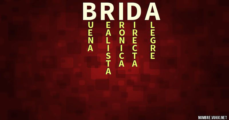 Acróstico brida