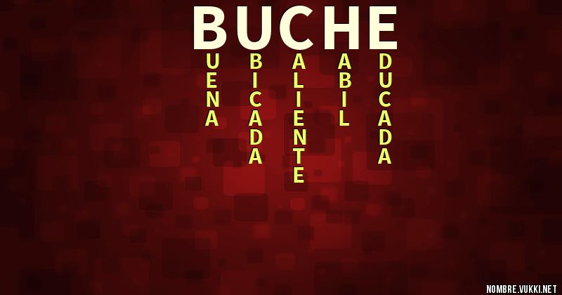 Acróstico buche