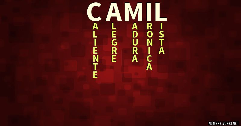 Acróstico camil