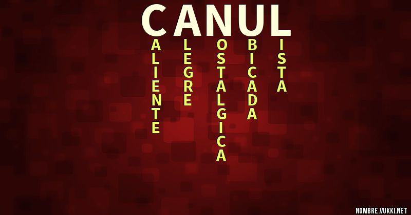 Acróstico canul