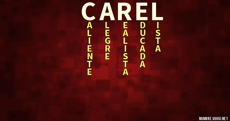 Acróstico carel