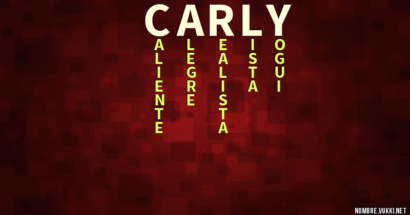 Acróstico carly