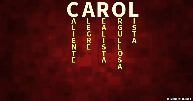 Acróstico carol