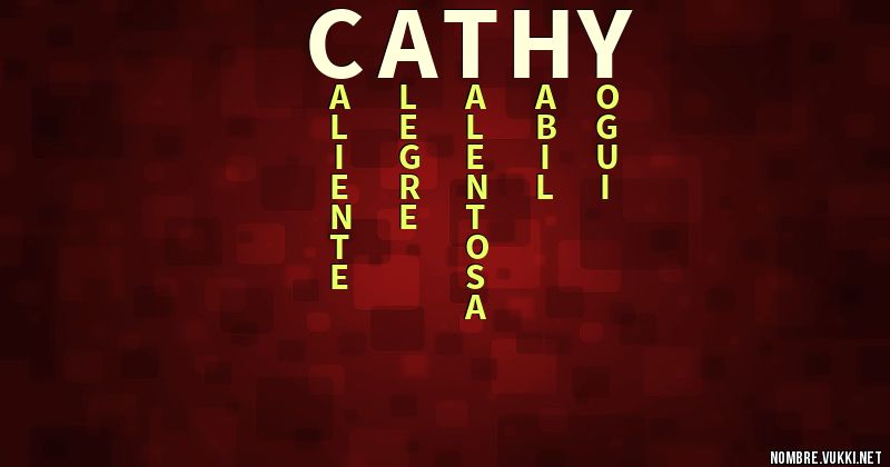 Acróstico cathy