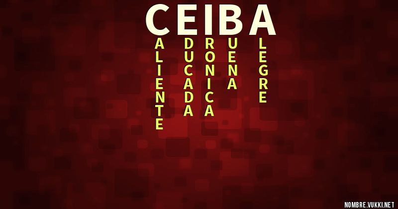 Acróstico ceiba