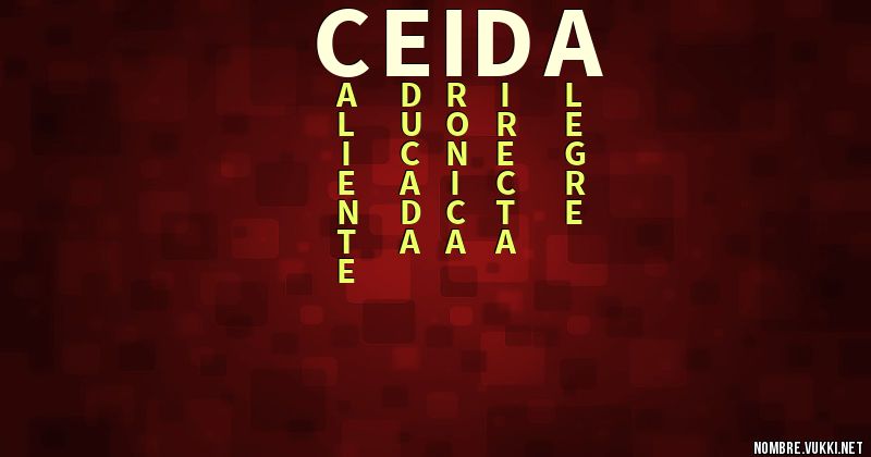 Acróstico ceida