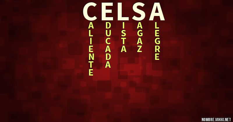 Acróstico celsa