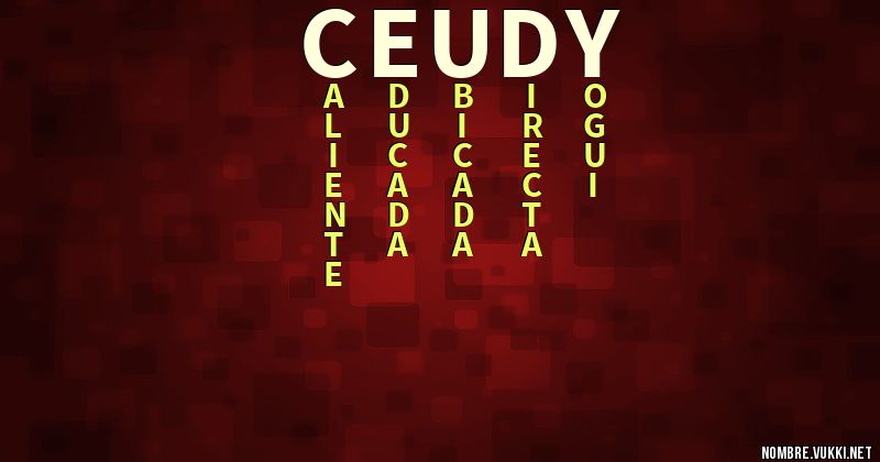 Acróstico ceudy