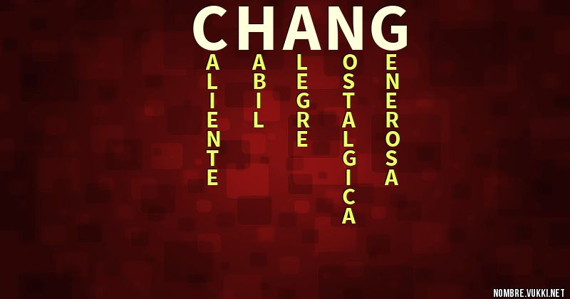 Acróstico chang