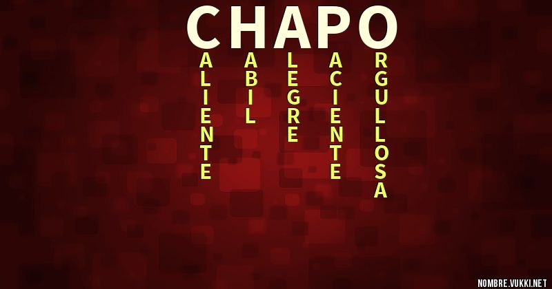 Acróstico chapo