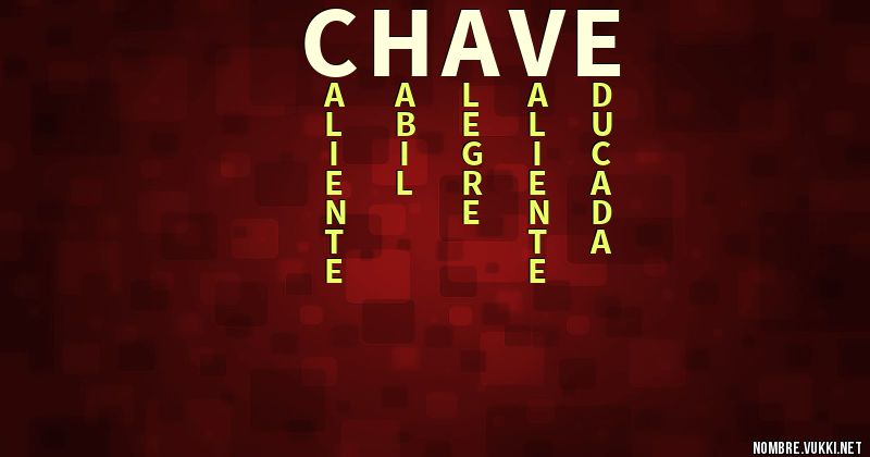 Acróstico chave