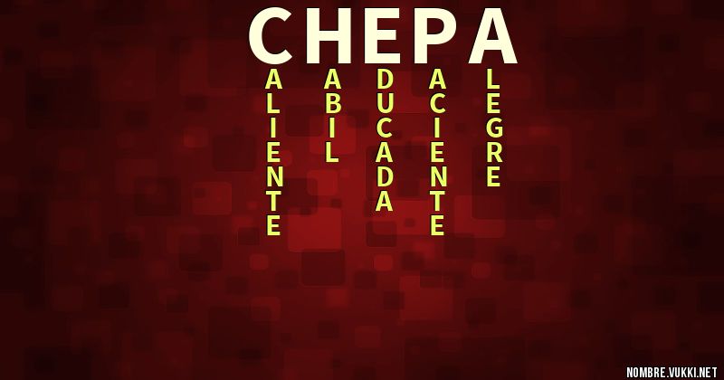 Acróstico chepa