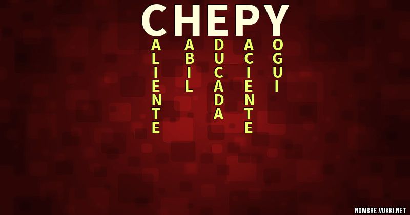 Acróstico chepy