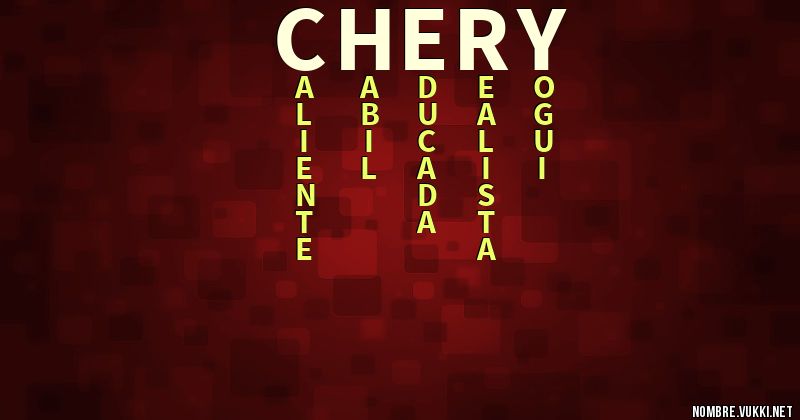 Acróstico chery