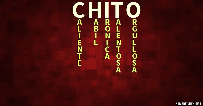 Acróstico chito