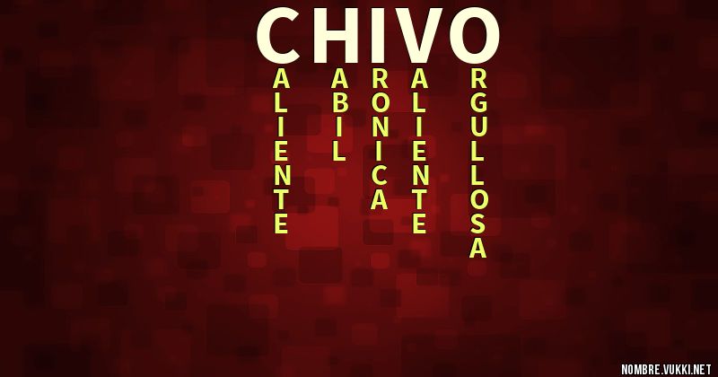 Acróstico chivo