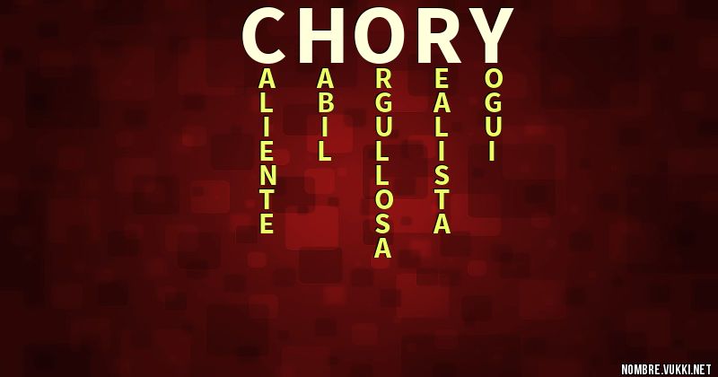 Acróstico chory