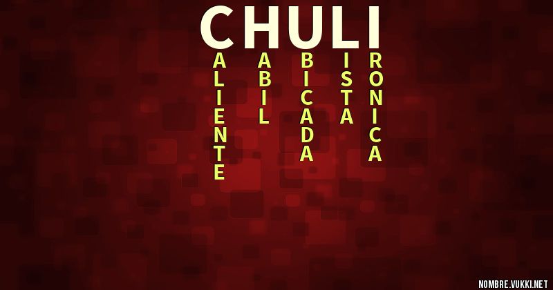 Acróstico chuli