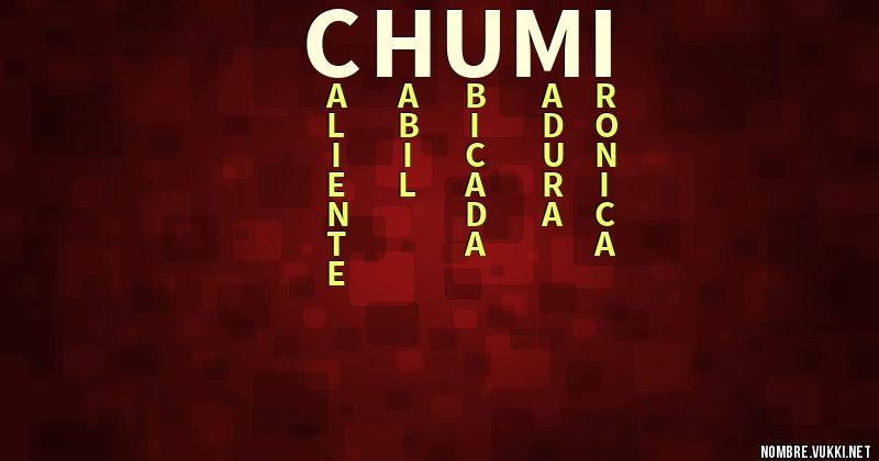 Acróstico chumi