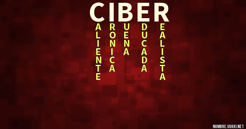 Acróstico ciber