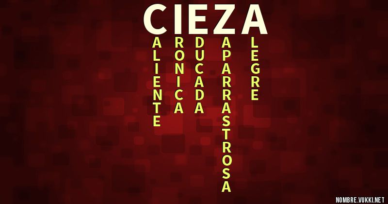 Acróstico cieza