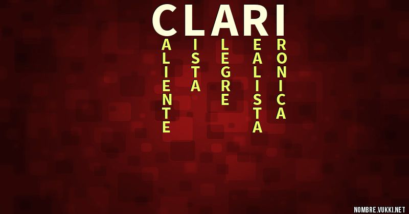 Acróstico clari