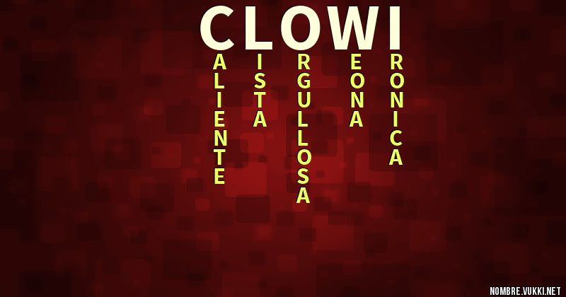 Acróstico clowi