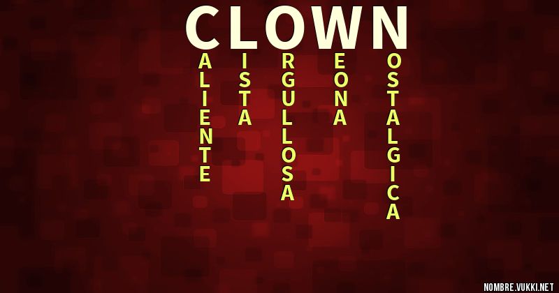 Acróstico clown
