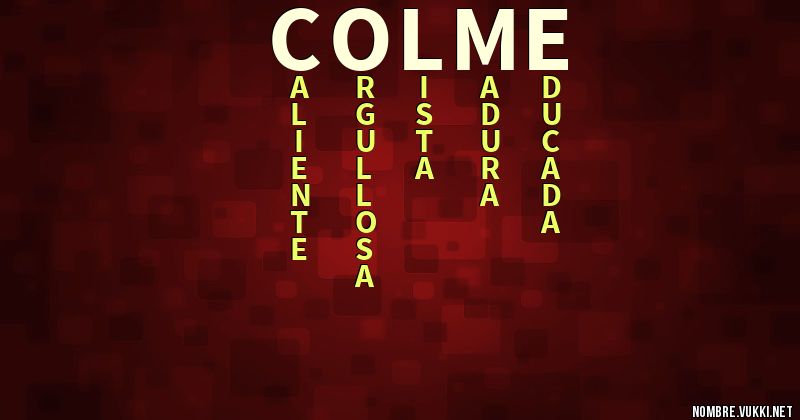 Acróstico colme