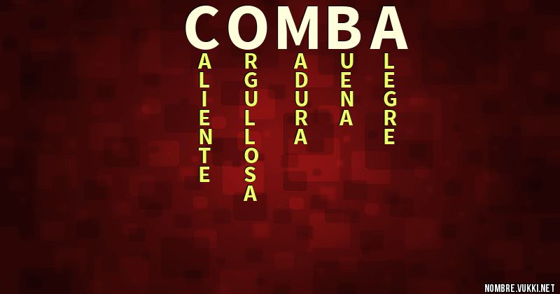 Acróstico comba