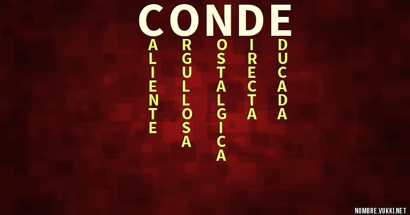 Acróstico conde