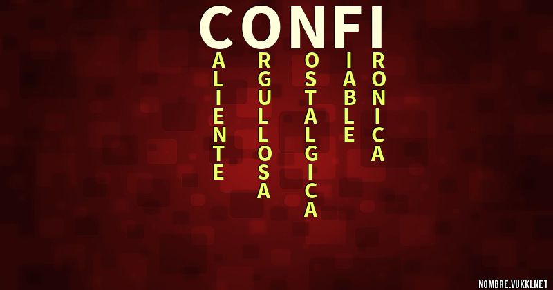 Acróstico confi