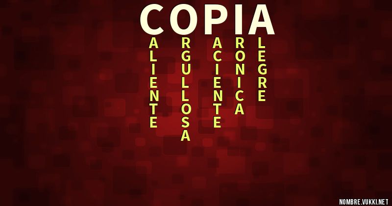 Acróstico copia