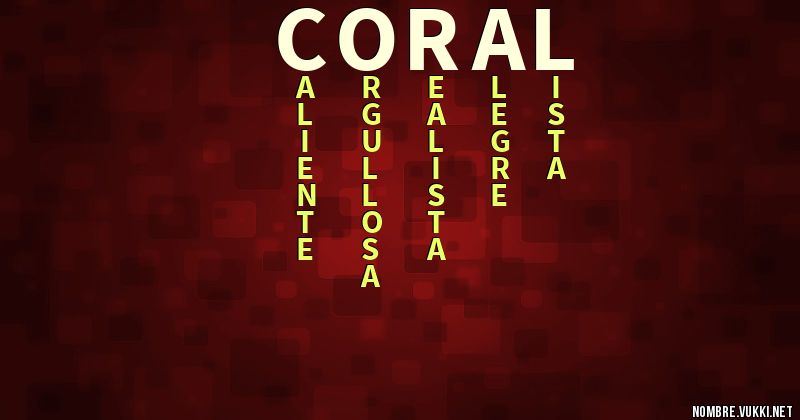 Acróstico coral