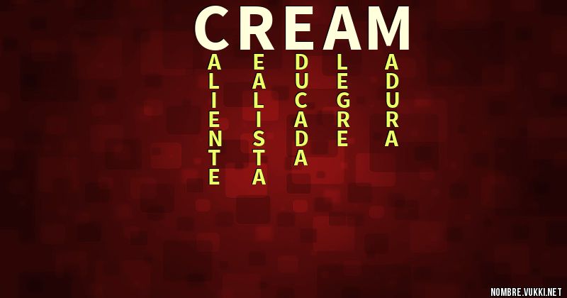 Acróstico cream