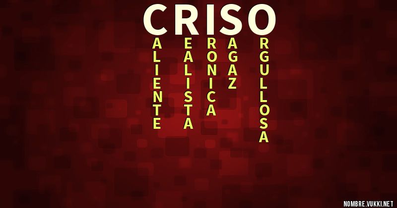 Acróstico criso