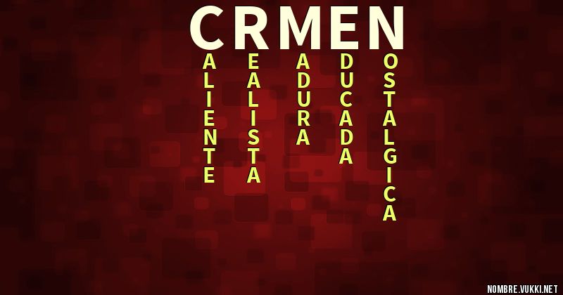 Acróstico crmen