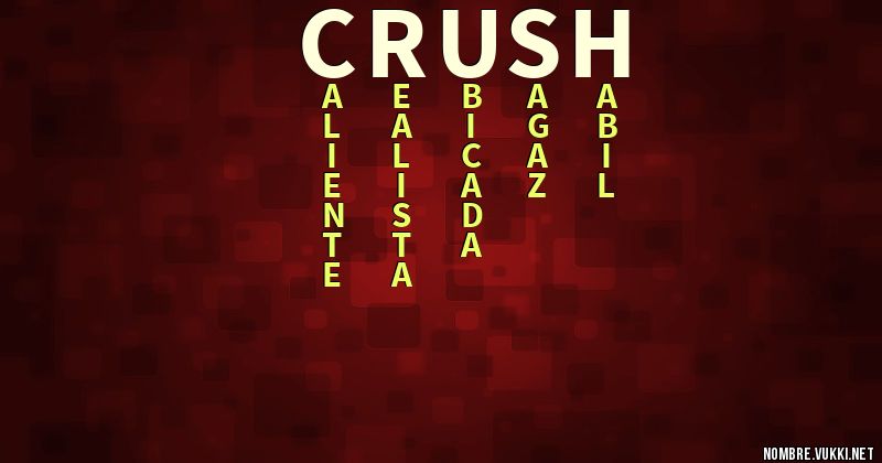 Acróstico crush