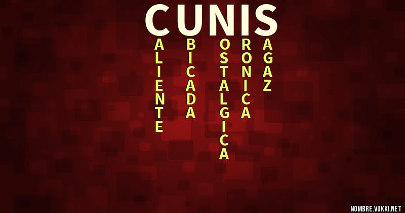 Acróstico cuñis