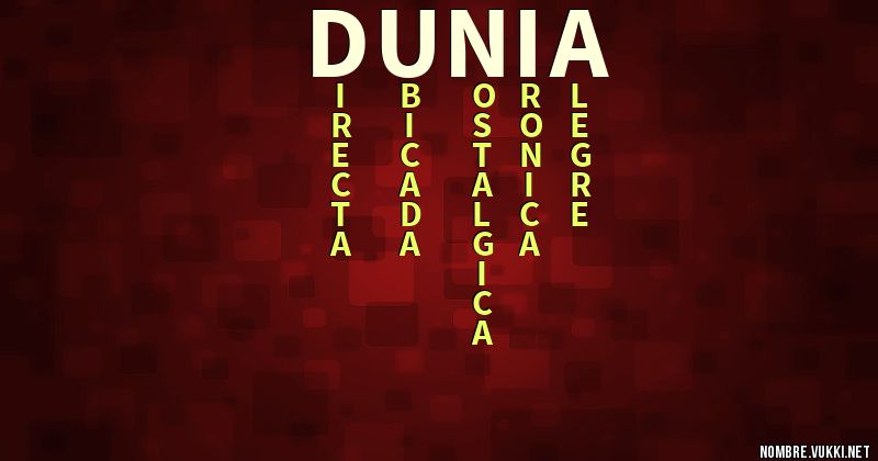 Acróstico dúnia