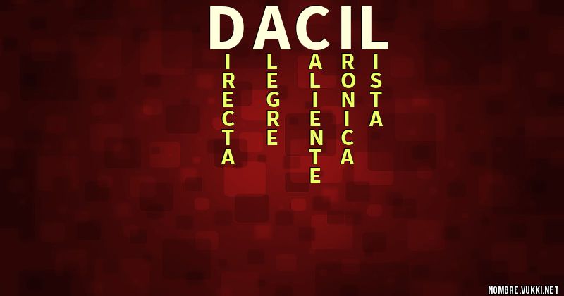 Acróstico dacil