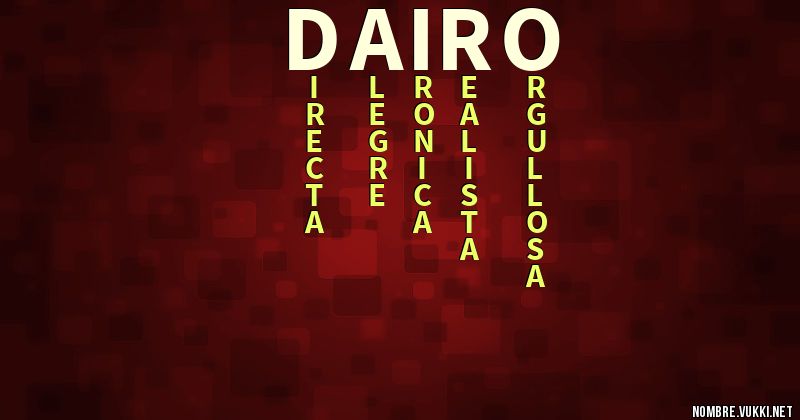 Acróstico dairo
